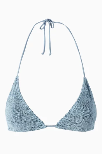 Ingrid Triangle Bikini Top in Nylon-knit