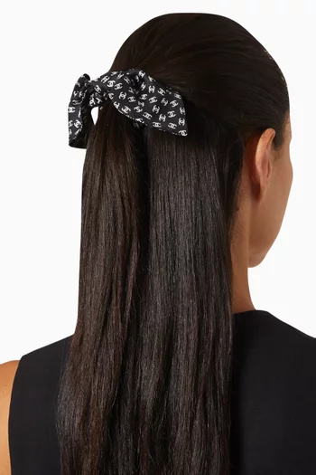 Unused CC Logo Scrunchie in Silk