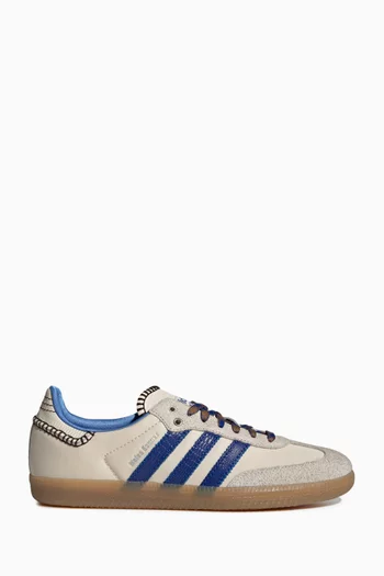 x Wales Bonner Samba Sneakers in Leather & Suede