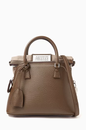 Mini 5AC Top-handle Bag in Leather