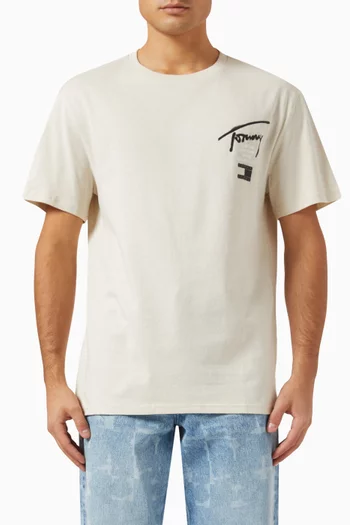 Graffiti Logo T-shirt in Cotton-jersey