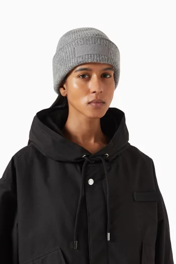Le Bonnet Gros Grain Beanie in Wool-blend