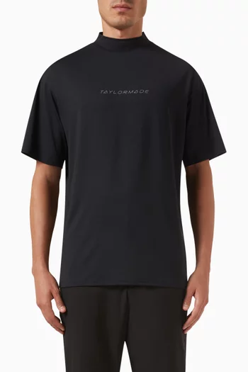 x Taylormade Mockneck T-shirt in Stretch Jersey
