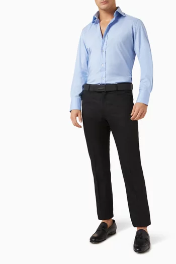 Slim-fit Shirt in Cotton-poplin