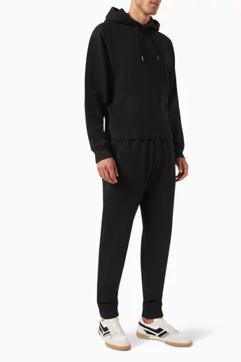 Garment Dye Hooded T-shirt in Cotton