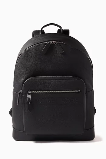 Commuter Backpack in Pebbled Leather