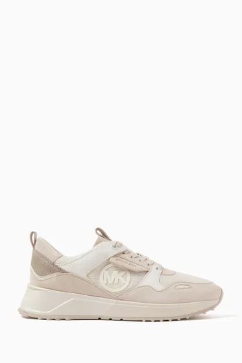 Theo Sneakers in Mesh & Suede