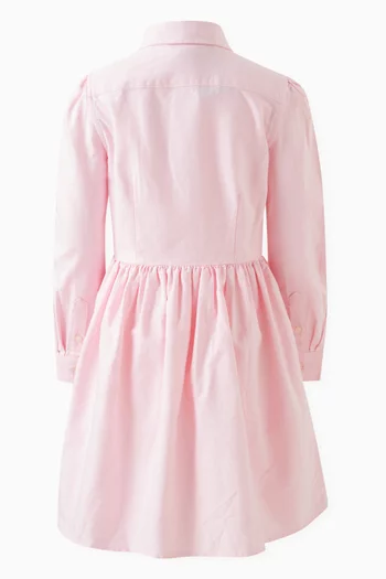 Polo Pony Shirt Dress in Cotton