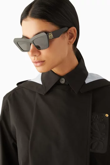 Cat-eye Sunglasses in Acetate