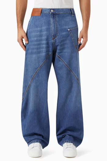 Twisted Workwear Jeans in Denim