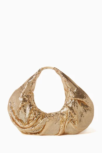 Small Yennefer Bag in Rhinestone Mesh