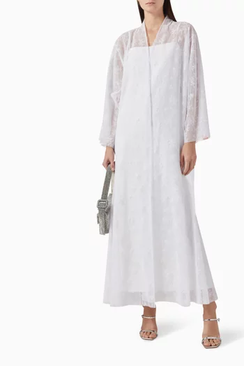 Dandelion Abaya in Tulle