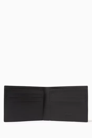 محفظة ثنائية الطيّ جلد