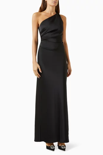 Lunetta Asymmetrical Maxi Dress