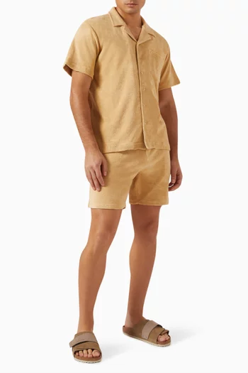 قميص بأكمام قصيرة قطن تيري عضوي