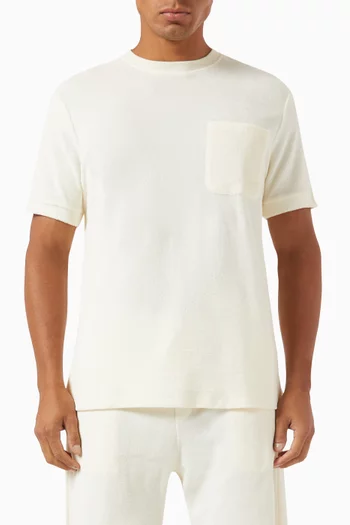 Short-sleeve T-shirt in Organic Cotton Terry