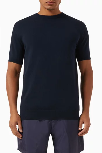 Short-sleeve T-shirt in Organic Cotton-knit