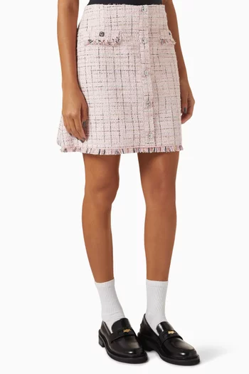 Jilloxia Bouclé Mini Skirt in Tweed