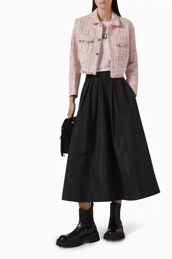 Juraly Midi Skirt in Technical Fabric