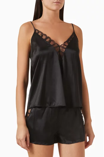 Murmure Sleep Camisole in Silk-satin