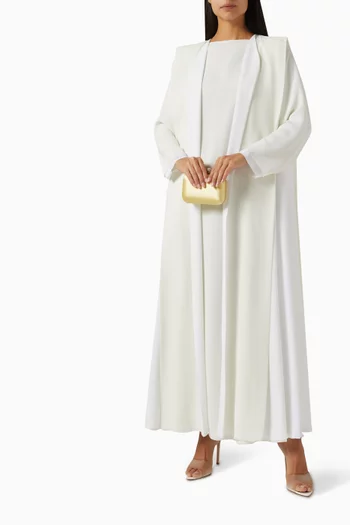 3-piece Abaya Set in Crepe