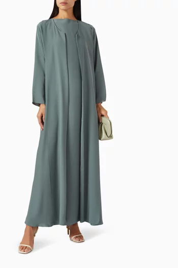 3-piece Abaya Set in Crepe