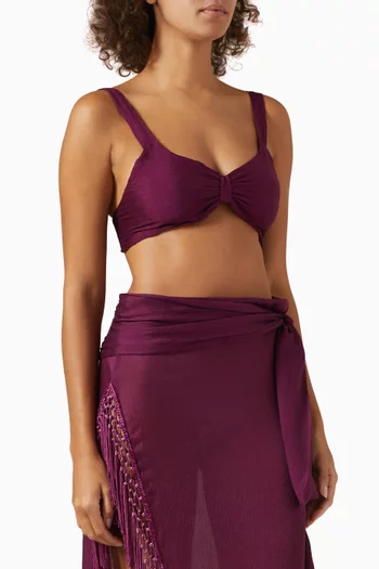 Paola Crop Top in Cotton-bamboo Blend