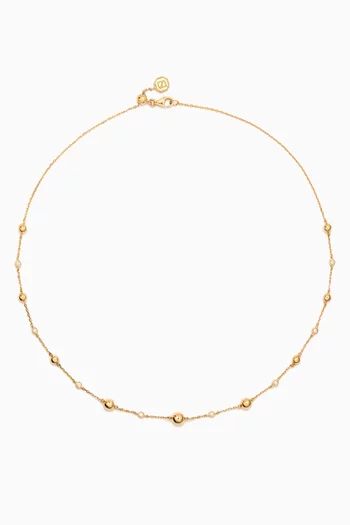 Enishi Diamond Choker Necklace in 18kt Gold