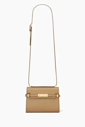 Mini Manhattan Shoulder Bag in Box Leather