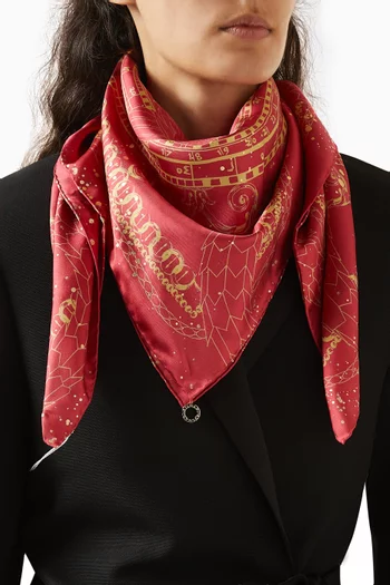 Caelum Serpenti Scarf in Silk