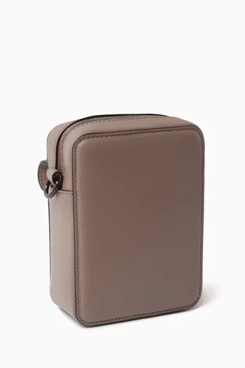 Mini Locò Crossbody Bag in Leather