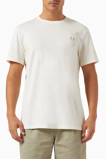 Laurel Logo T-shirt in Cotton