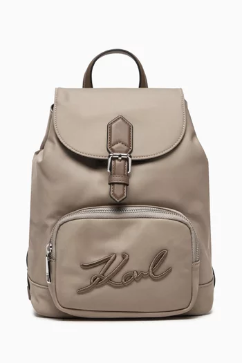 K/Signature Backpack in Nylon
