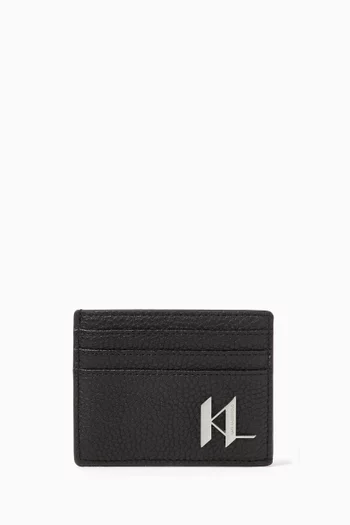 K/Plak Cardholder in Leather