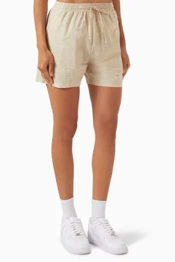 5" Shorts in Cotton-linen