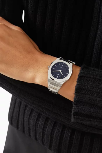 Ultra Thin Bracelet Watch, 40mm