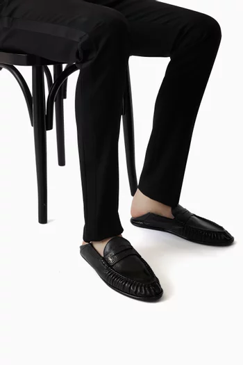 Le Loafer Penny Slippers in Smooth Leather