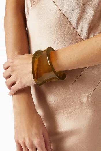 Asymmetrical Cuff in Resin