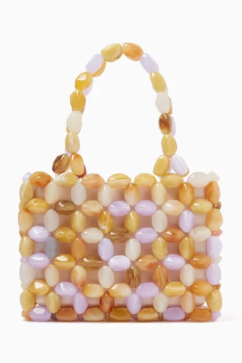 Mini Juno Tote Bg in Beads