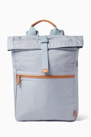 Large Backpack in Recycled Cotton Canvas