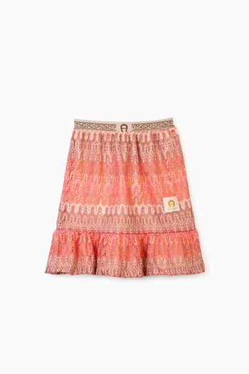 Ruffle Skirt in Polyester