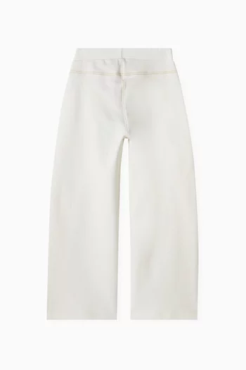 Relaxed Sweatpants in Cotton Jersey