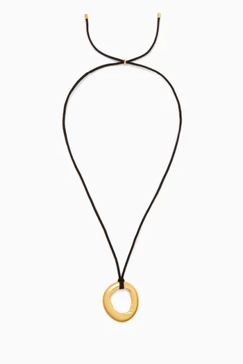 قلادة بتصميم حبل ودلاية ميني