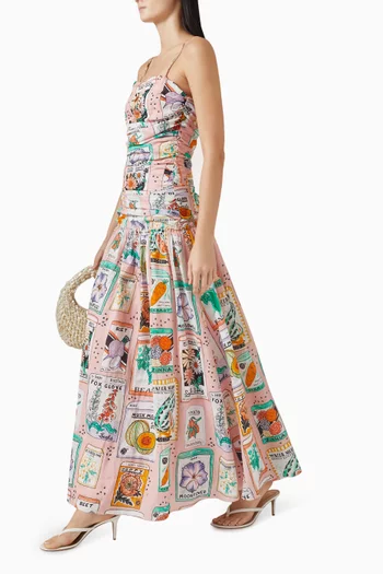 Elandra Printed Maxi Dress