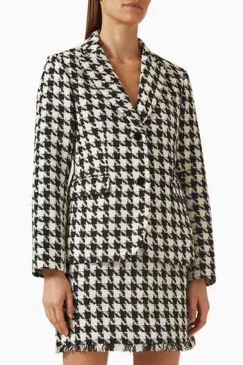 Avery Houndstooth Blazer