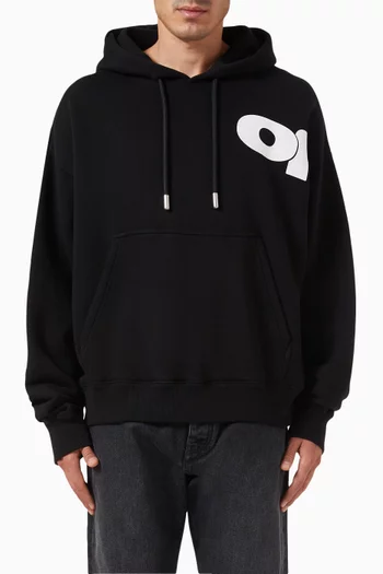 Shared Logo Skate Hoodie in Cotton