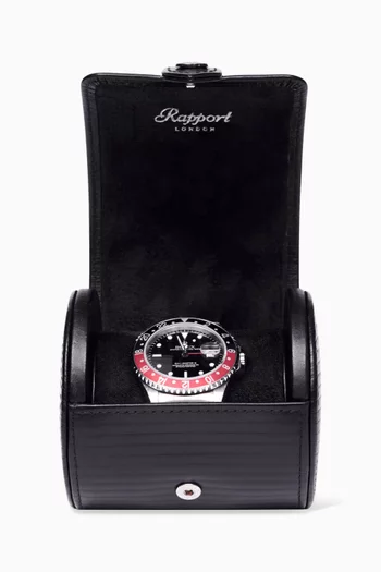 Nova Single Watch Roll in Calfskin Leather