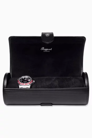 Nova Watch Roll in Calfskin Leather