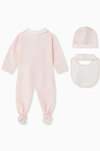 Logo Applique 3-piece Set
