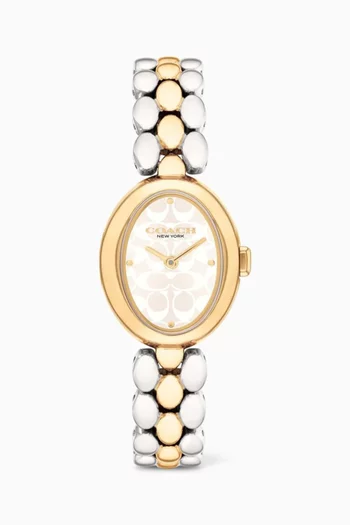 Sammy Quartz Watch in Stainless Steel, 22mm